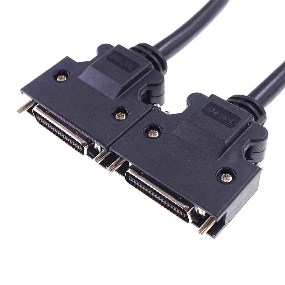 1 pc scsi-liitinkaapeli mdr 14 20 26 36 50 asemaa urospistoke urosliittimeen sovitinkaapeli 1 metrin jatko juotettu kokoonpano