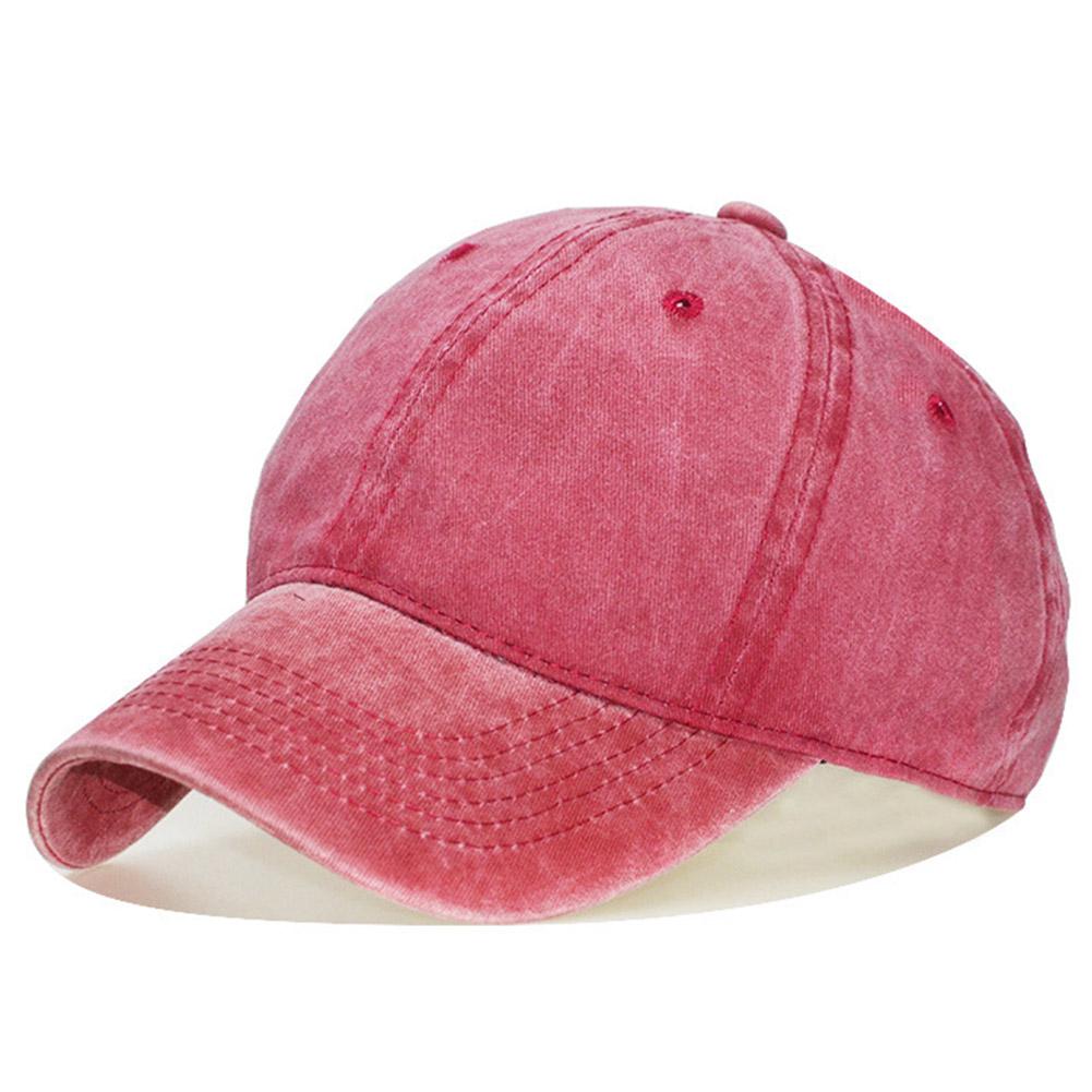 Mounchain vuxen unisex tennis keps vintage tvättad bomull justerbar solhatt baseball keps 54-60 cm justerbar fri storlek