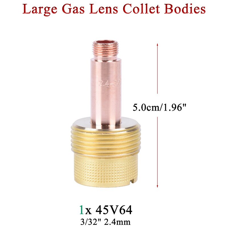 Spantangen Body Stubby Gaslens #12 Hittebestendige glasset Gaslensisolatoren kopen vanaf een prijs van 5.81