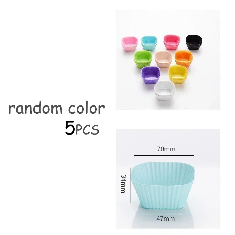 Accesorios para fiambrera Bento, selecciones de frutas y alimentos, tazas de silicona, divisores de fiambrera y bandas envolventes de silicona multiusos para niños: Rosa