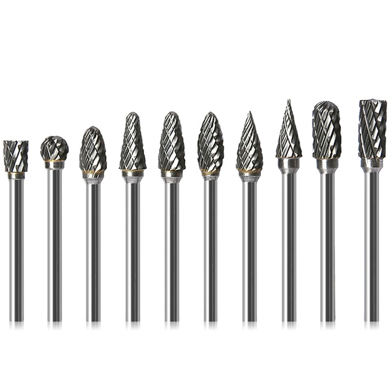 1 stk wolfram stål slibehoved wolfram carbid grater sæt mini bor diamant bor materiale wolfram dremel tilbehør