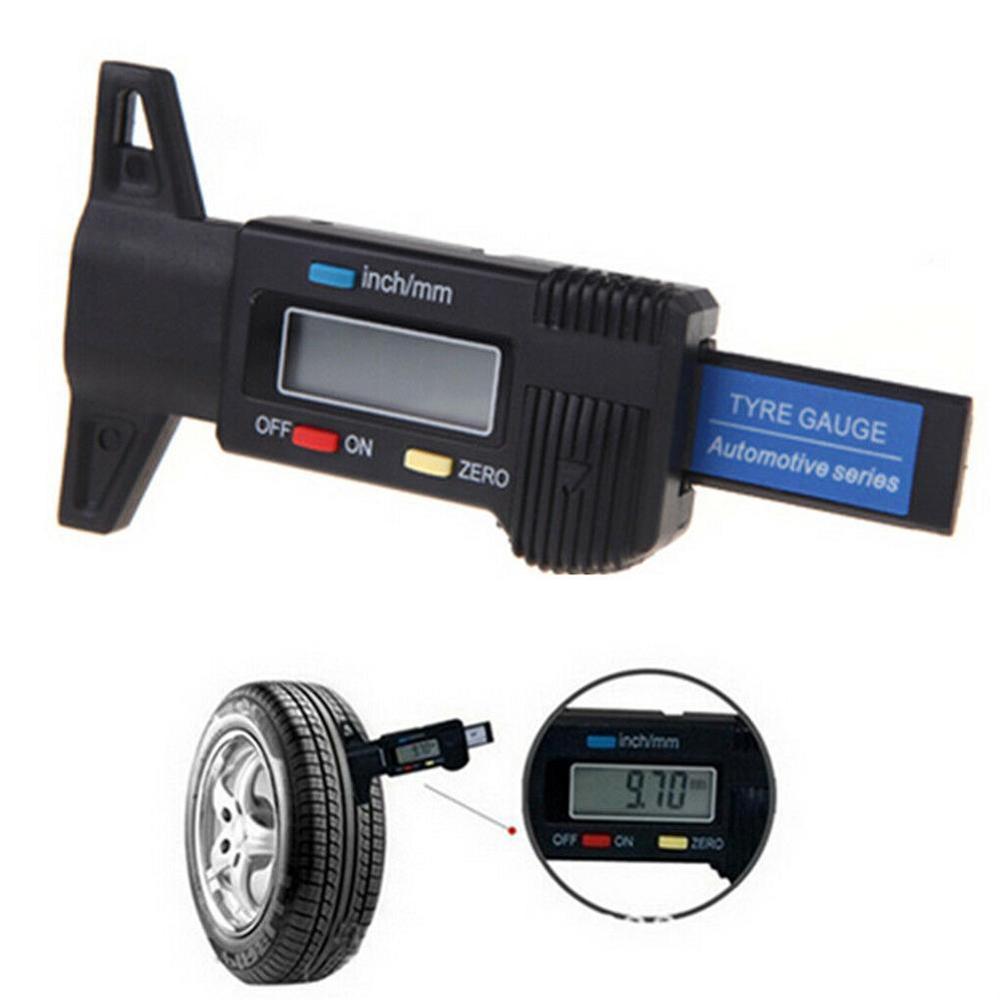 Digital Depth Gauge Caliper Tread Depth Gauge Lcd Tyre For Car Caliper Gauge Measurer Tread Tire Tool