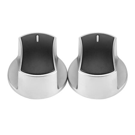 2pcs Universal Gas Stove Cooker Part Control Handle Knobs Knob Replacement Metal Rotary Switch Kitchen Parts Handles Gas Stove: Default Title