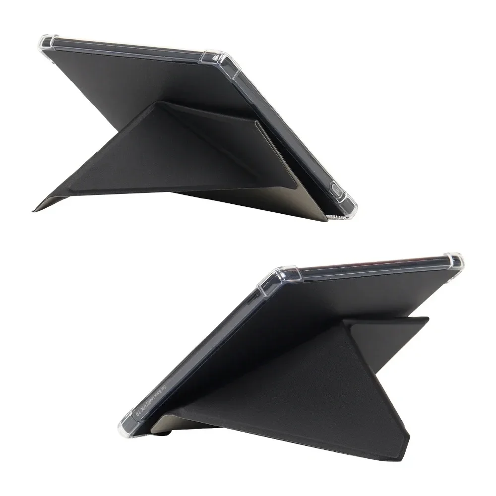 Funda mince pour Onyx Boox Go Color 7 (2024) étui 7 "eBook couverture multi-pliante avec coque arrière en TPU souple