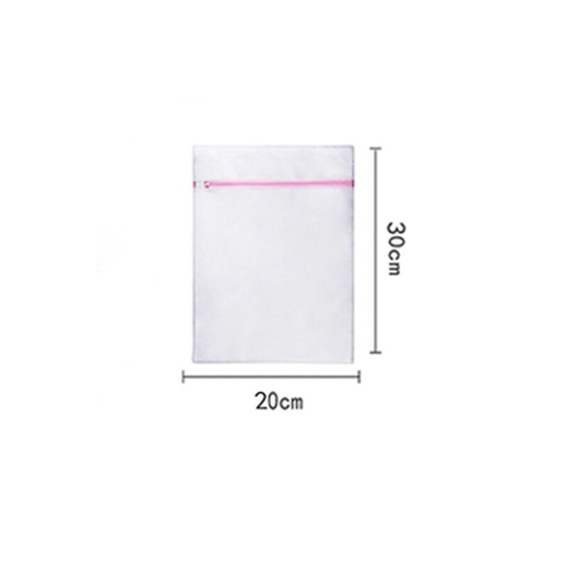 Mesh Laundry Bag Polyeste Wash Bags Coarse Net Laundry Basket Laundry Bags for Washing Machines Mesh Clothes Sock Bra Bag: 30X20CM