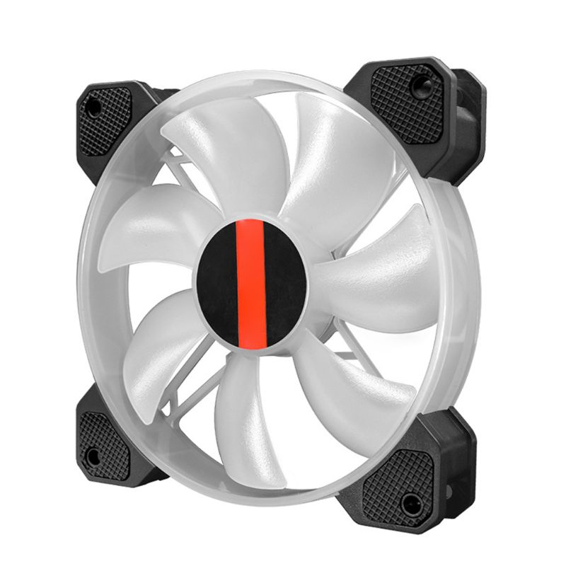 12cm Desktop PC Cooling Fan LED Lights RGB Chassis Fan Controller Remote Control