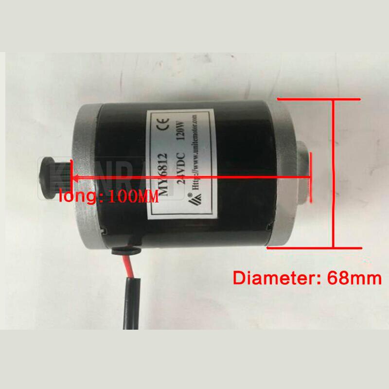 Hub Motor Scooter Mid Drive Motor MY6812 Electro Scooter 12V 24V Dc Gear-Wheel Motor Bike With Brush Motor Minimotors