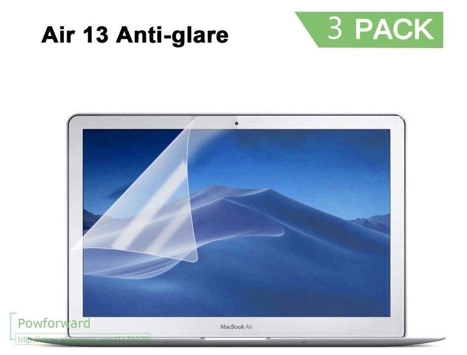 3 Pack Anti Glare Screen Protector Kompatibel für oder Älteren MacBook Air 13 Modell A1369 und A1466 Matte