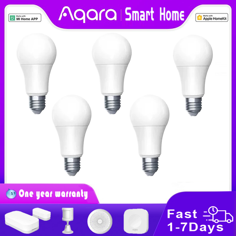 Nueva bombilla LED inteligente Aqara T1 Zigbee 3,0 E27 2700K-6500K 220-240V bombilla remota inteligente para Xiaomi Mi homeKit hogar inteligente