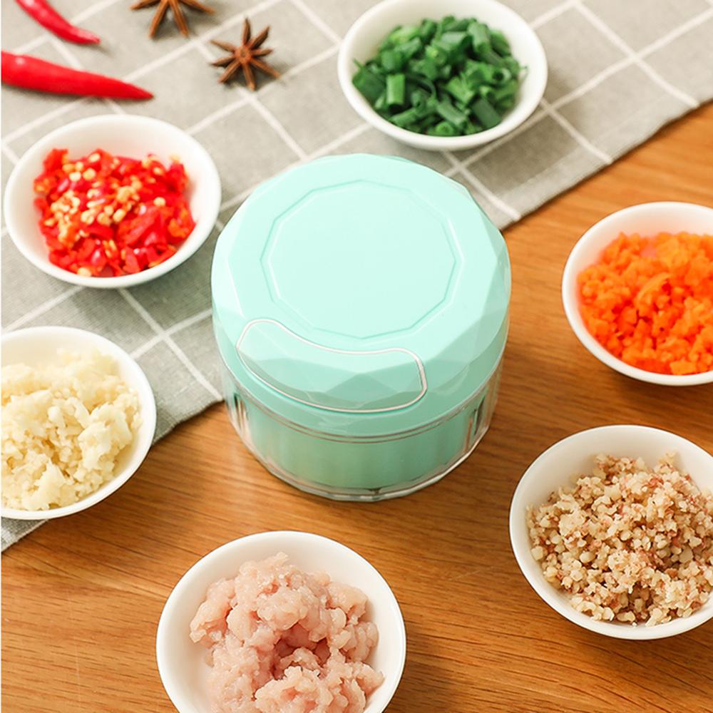 Monitoiminen mini-lihamylly käsikäyttöinen ruokasilppuri lihamylly mikseri tehosekoitin pilkkoa lihaa hedelmät vihannekset pähkinät silppurit työkalut