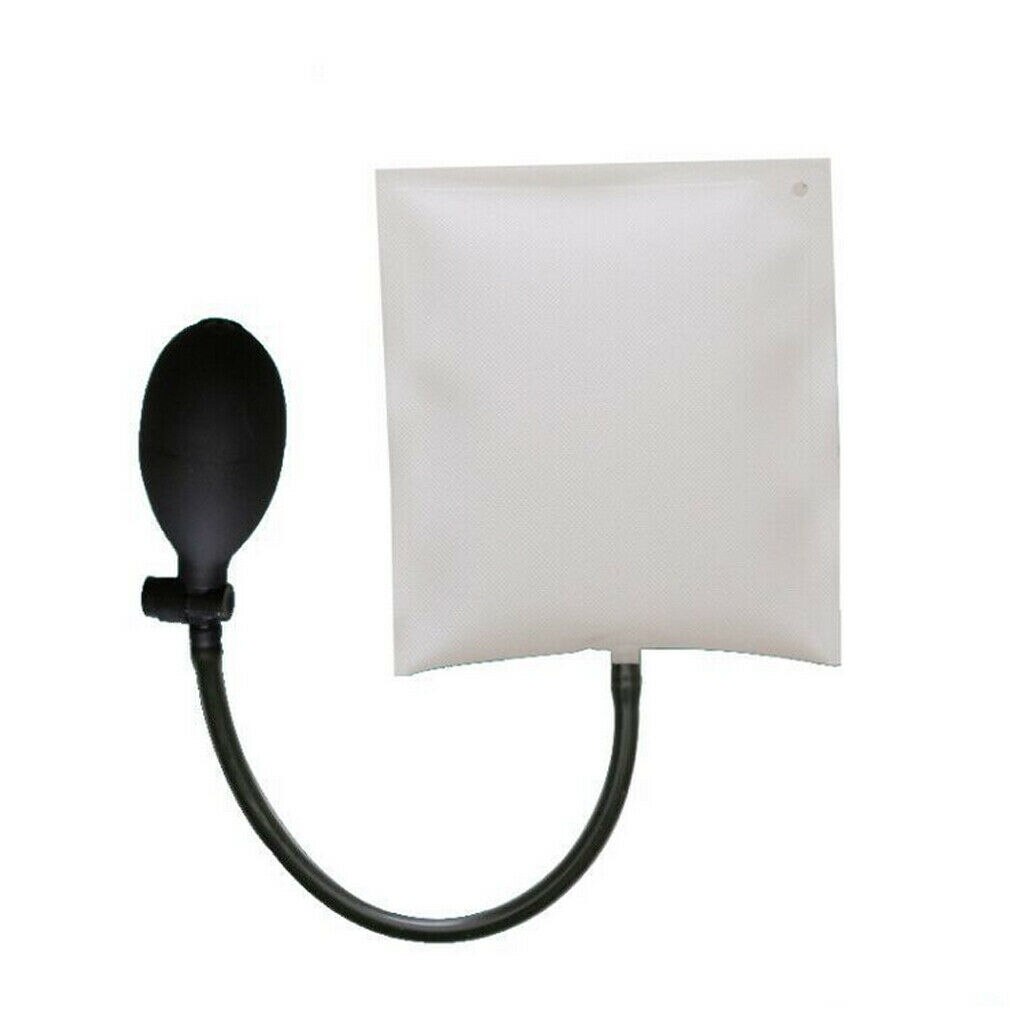 Auto Air Wedge Airbag Repair Pump Wedge Tool Car Door Window Lock Open Drawer Shelf Liners: White / Metal