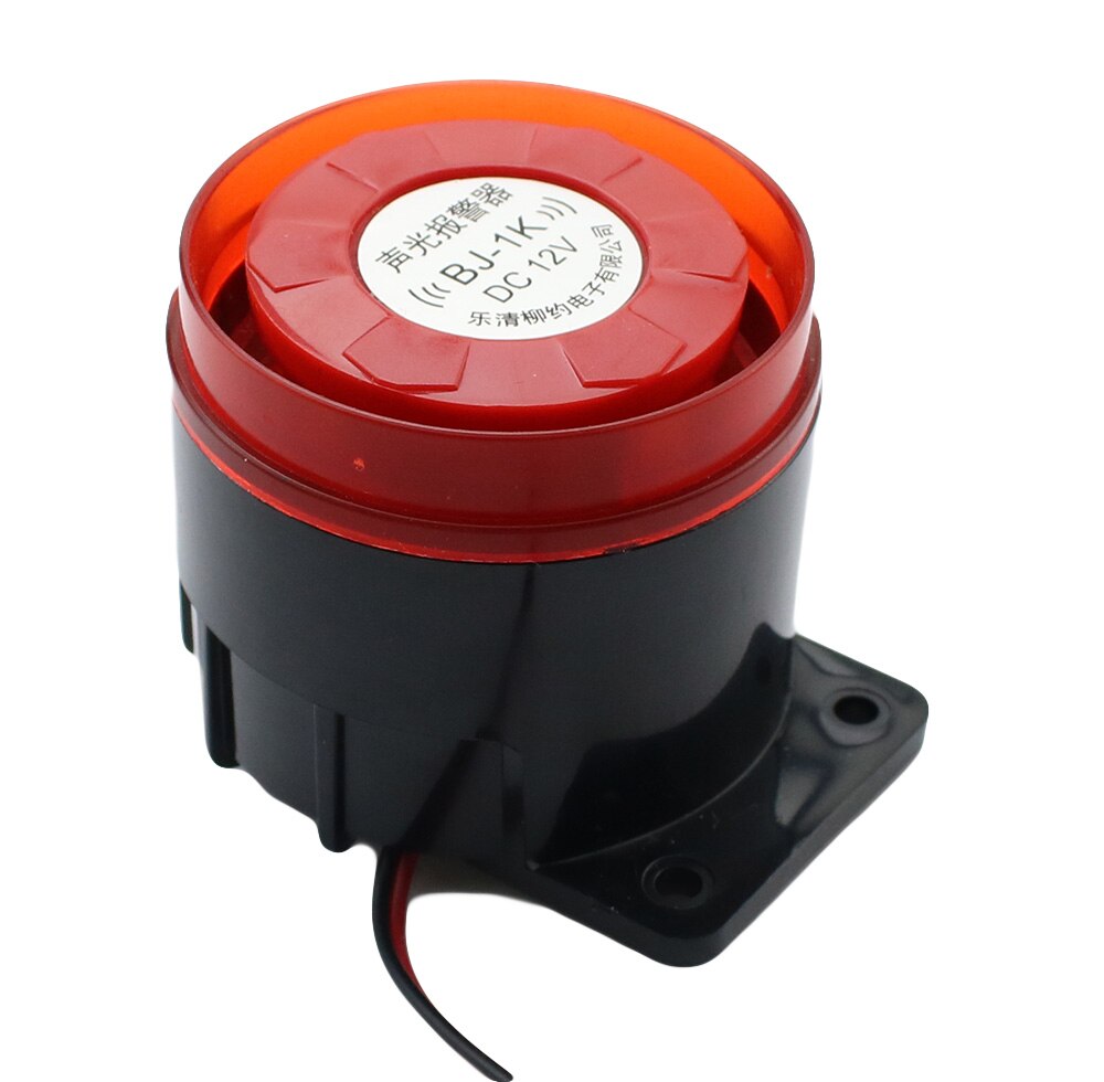 Alarma antirrobo de alto decibel, luz estroboscópica, BJ-1K, 12V / 24V / 220V