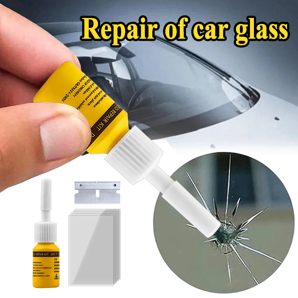 Autoglasreparatie Raamscheuren Gone Kit Verwijder krassen Auto Vrachtwagen Motorfietsen Gebroken reparatie Voorruit Crack Recovery Set
