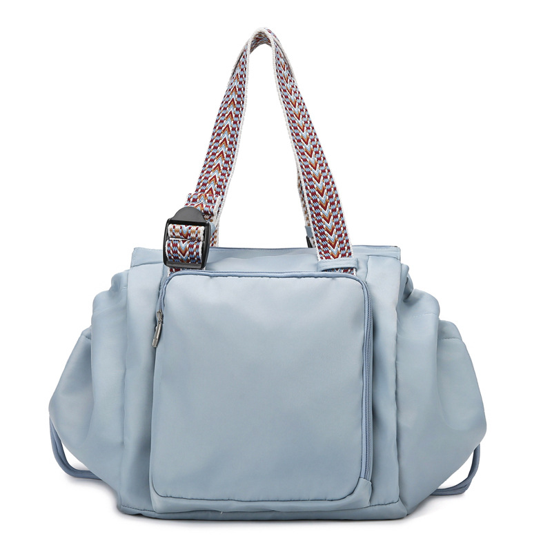 Sac à dos de rangement de voyage, sac de voyage léger multifonctionnel pour mère et bébé, grand sac à dos de rangement portable. zwq: Bleu