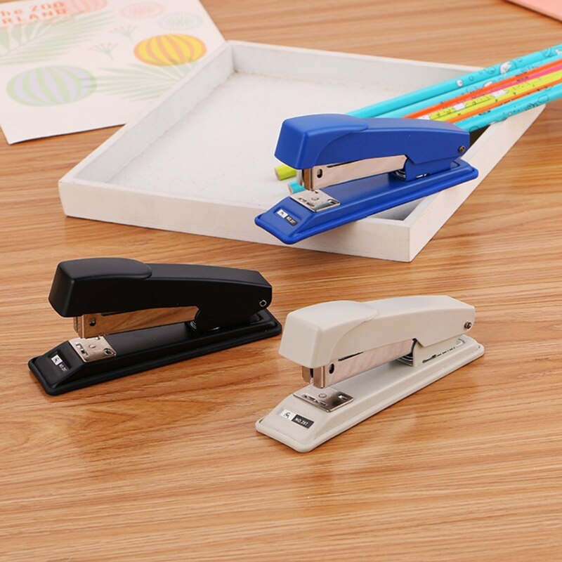Metal Effortless Heavy Duty Stapler Paper Book Binding Stapling Machine Labor Saving School Office Supplies Stationery