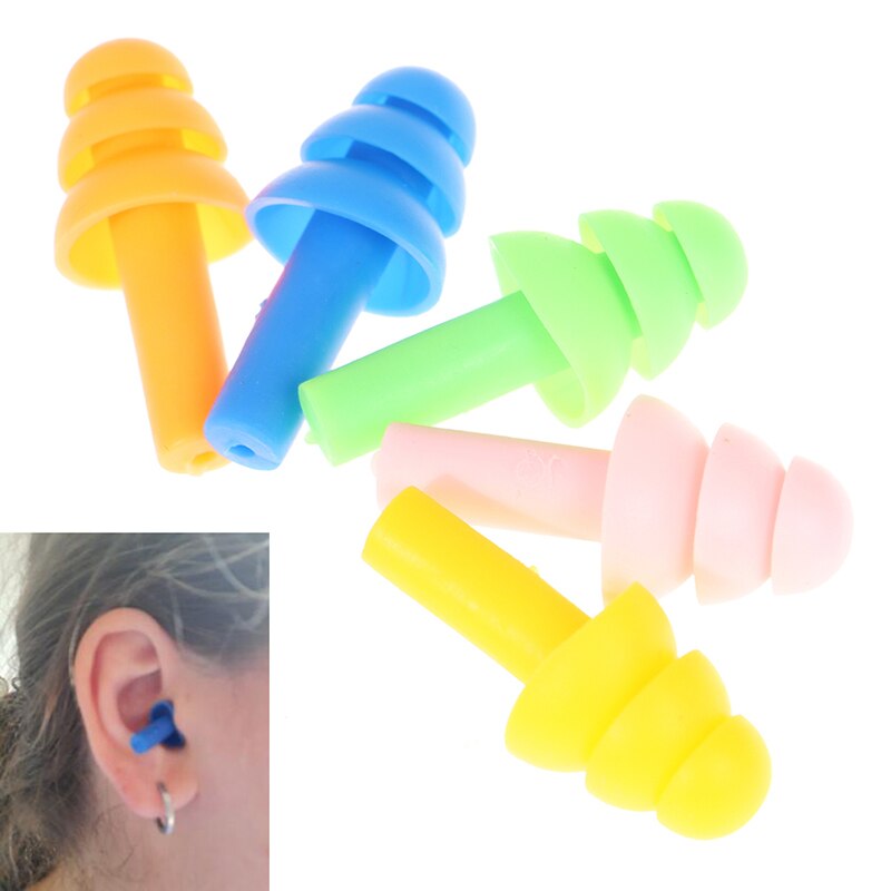 Soft Silicone Foam Ear Plugs Anti-noise Sleeping Plugs For Travel Soft Noise Reduction Ear Protection