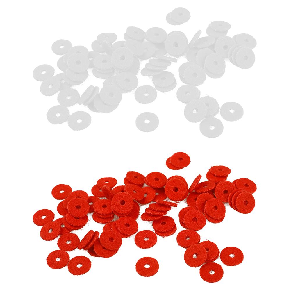 90pcs Piano Accessories Tuning Tools Wool Felt Ring Pad Woollen Washers for Piano Accessories