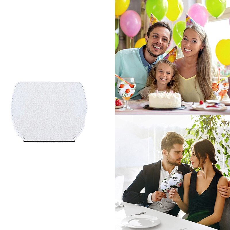 Sublimatie Lege Wijn Glas Mouw Neopreen Wijnglas Mouwen Sublimatie Neopreen Isolator Cover Voor Wijn Glas