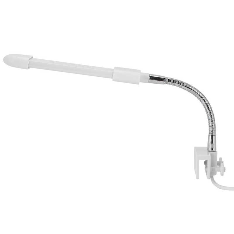 Home Aquarium Small Fish Tank Mini Aquarium fish tank Fish Tank Clip on Light Aquarium Clamp Lamp with White and Blue Light