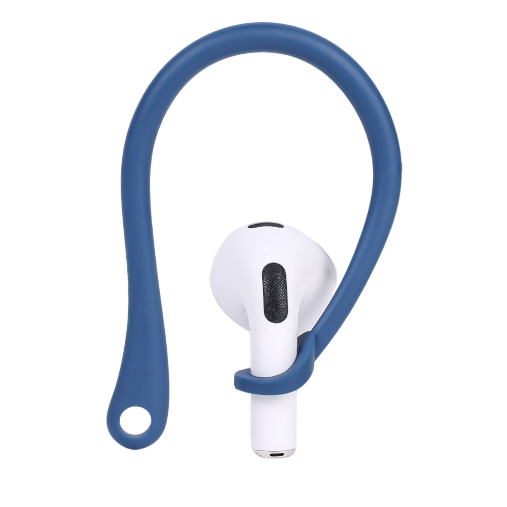 Ganchos deportivos para Apple AirPods 1, 2, 3 Pro, ganchos de ajuste seguro antipérdida, accesorios protectores de auriculares inalámbricos de silicona: XS / Caqui