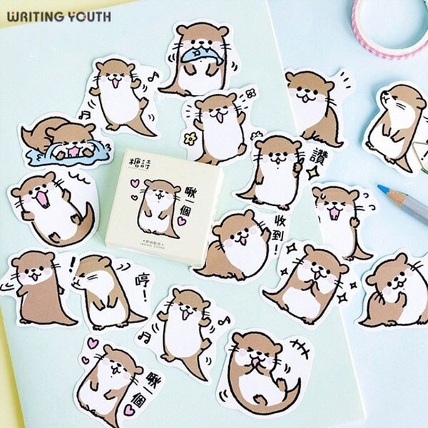 Leuke Retro Reizen Stickers Scrapbooking DIY Dagboek Stickers Bullet Journal Briefpapier Schoolbenodigdheden: 4