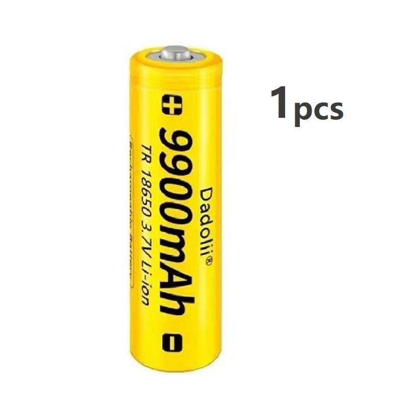 18650 battery 3.7V 9900mAh rechargeable lithium battery for LED flashlight flare battery: PURPLE