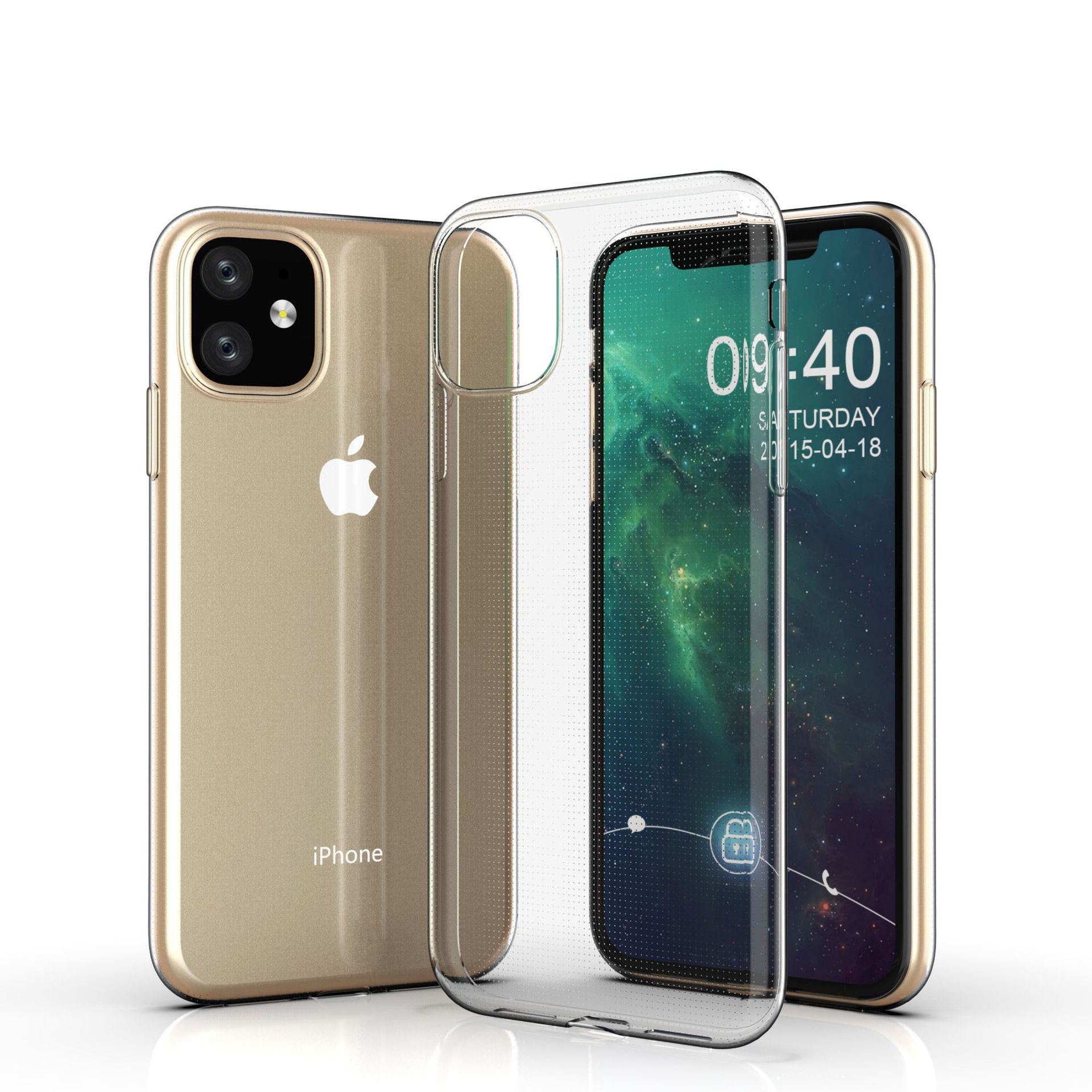 Clair Ultra Mince Étui de Téléphone Pour iPhone 12 Pro Max Pour iPhone 11 12 13 14 Pro XS Max X 8 7 6 6s Plus 5 SE 11 XR Cas
