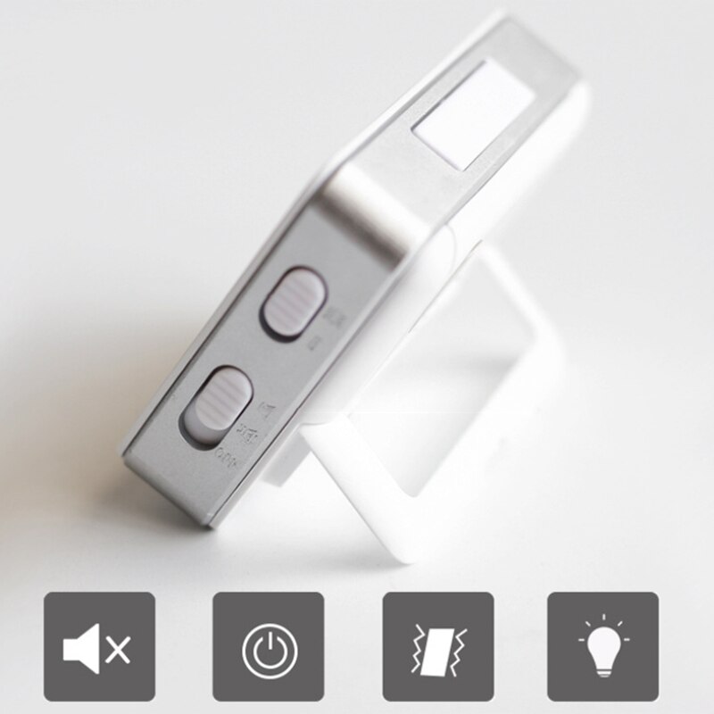 YS-255 Dual Sn Display Timer Alarm Clock Tomato Timer Silent Vibration 99 Hour Timer Digital Minute Stopwatch