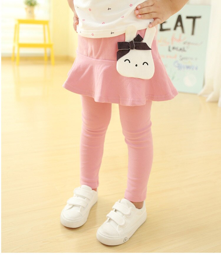 Schöne Baumwolle Mädchen Hosen Frühling Herbst Kinder Leggings 2-6Y Kinder Kleidung Warme Baby Mädchen Rock-hosen Bleistift Hose Hose