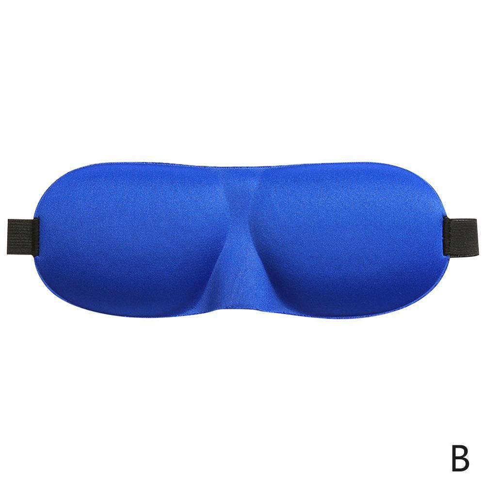 Máscara para dormir en 3D, mascarilla Natural para dormir, protección para los ojos, parche suave para los ojos, portátil, para hombres y mujeres, 1 Uds.: as the picture B
