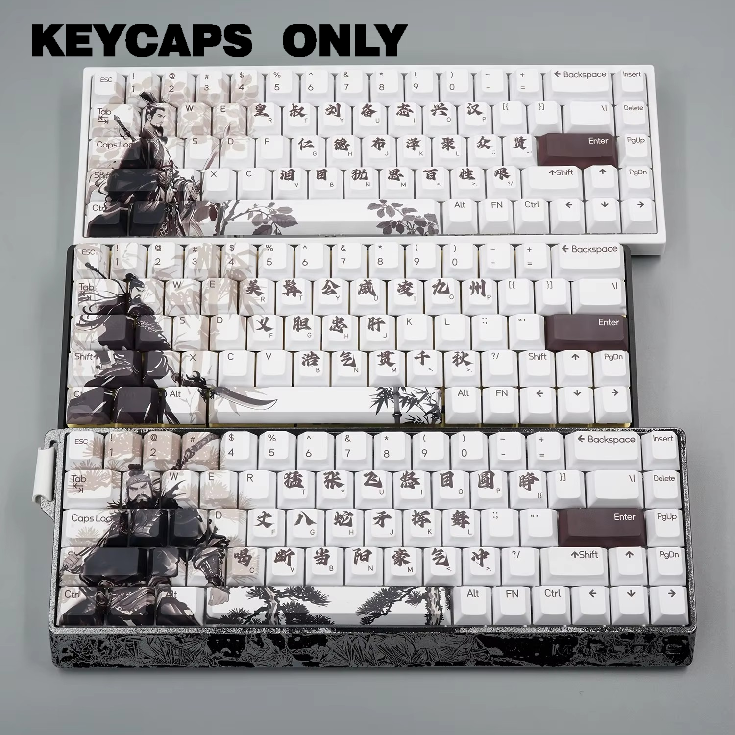 NPKC Cherry Profile Keycaps Anime Keycap PBT Key caps For MX Switch 60% 65% Mechanical Keyboard Caps Wooting 60 MAD 68HE Key cap