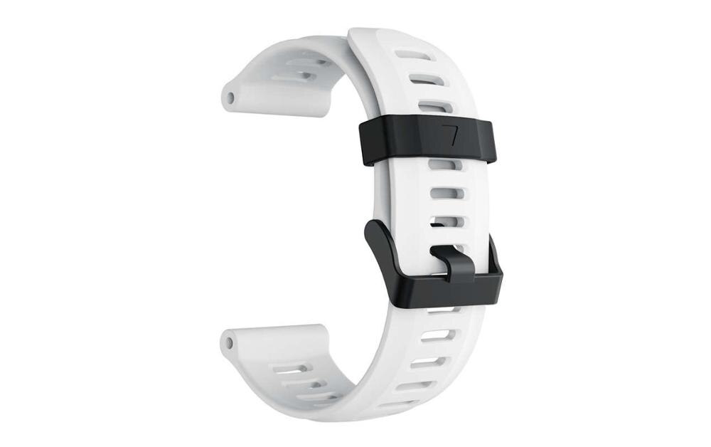 26mm Watch Straps for Garmin Fenix 3/3HR wrist band silicone watchband for Garmin Fenix3 / Fenix 5X Bracelet belt with HD film: white