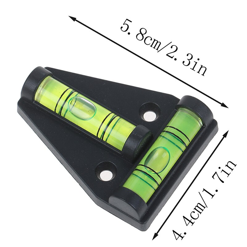 2 Ways Mini Spirit Level Measurement Instrument T-type Spirit Level Bubble Four Styles