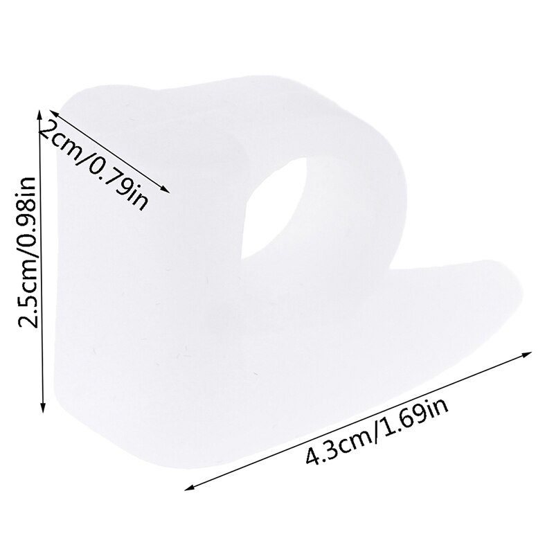 2pcs Silicone Gel Pad Straighteners Bunion Corrector Toe Pain Relief Protector Toes Gel Pedicure Foot Care