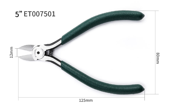 Elecall Kniptang Tang ET005605 6 &quot;Diagonale Tang Snijden Nipper Draad Tang Handgereedschap Voor Kabel Cutter