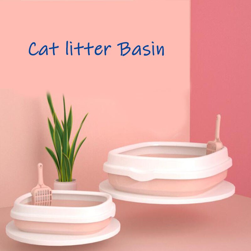 Chat formation toilette bac à litière Durable chat toilette Kit de formation grand espace chat Robot litière bac à litière chien chaton litière plateau d'entraînement