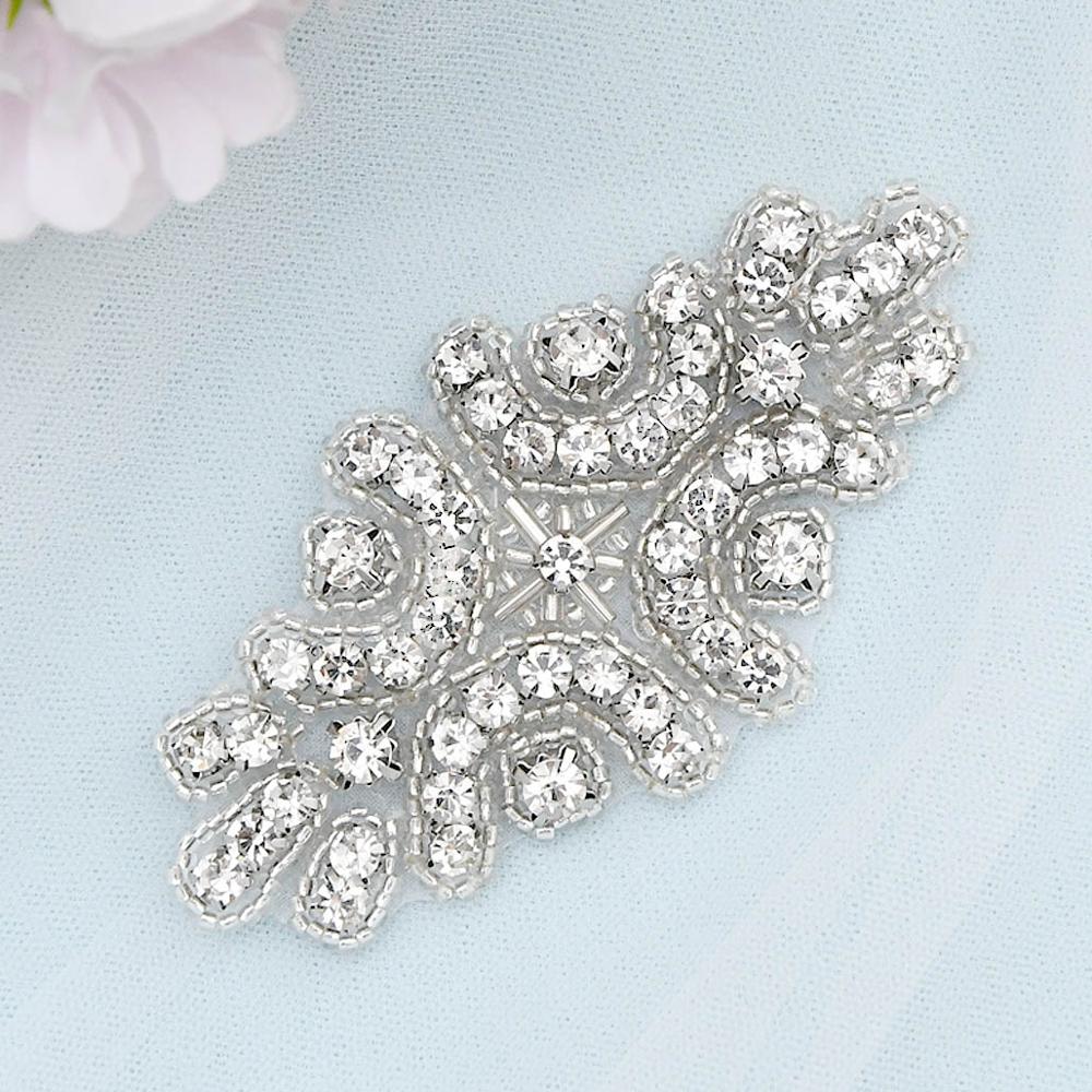 TRiXY S03 Rhinestone Belts Wedding Belt Brides Dresses for Wedding Dress Diamond Belt Skinny Waist Beads Wedding Accessories