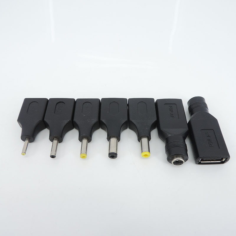 usb type A female to DC male 2.5x0.7 3.5x1.35 4.0x1.7 5.5x2.1 5.5x2.5 male 5.5x2.1 jack female power adapter connector converter