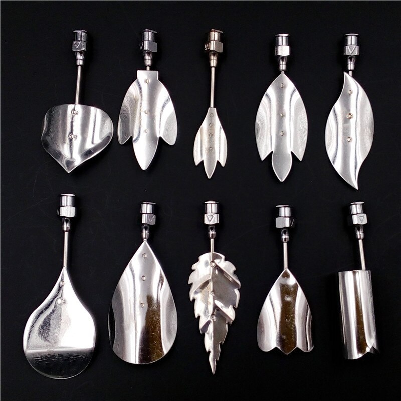 10pcs/Set 3D Gelatin Jello Jelly Art Pudding Flower Cake Decorating Mold Pudding Needle Nozzle Tools