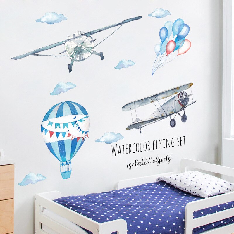 Heatboywade Self-adhesive Vinyl Kids Wall Stickers Cartoon Fighter Home Decor Decals Wallpapers for Boys Child Bedroom Nursery