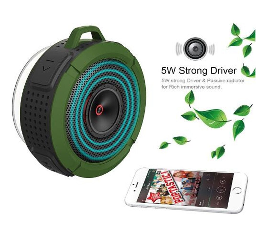 Draagbare Mini Bluetooth Speaker Waterdichte Outdoor sport kleine partij Draadloze Auto Altavoz met Gesprekken Handsfree en Zuignap