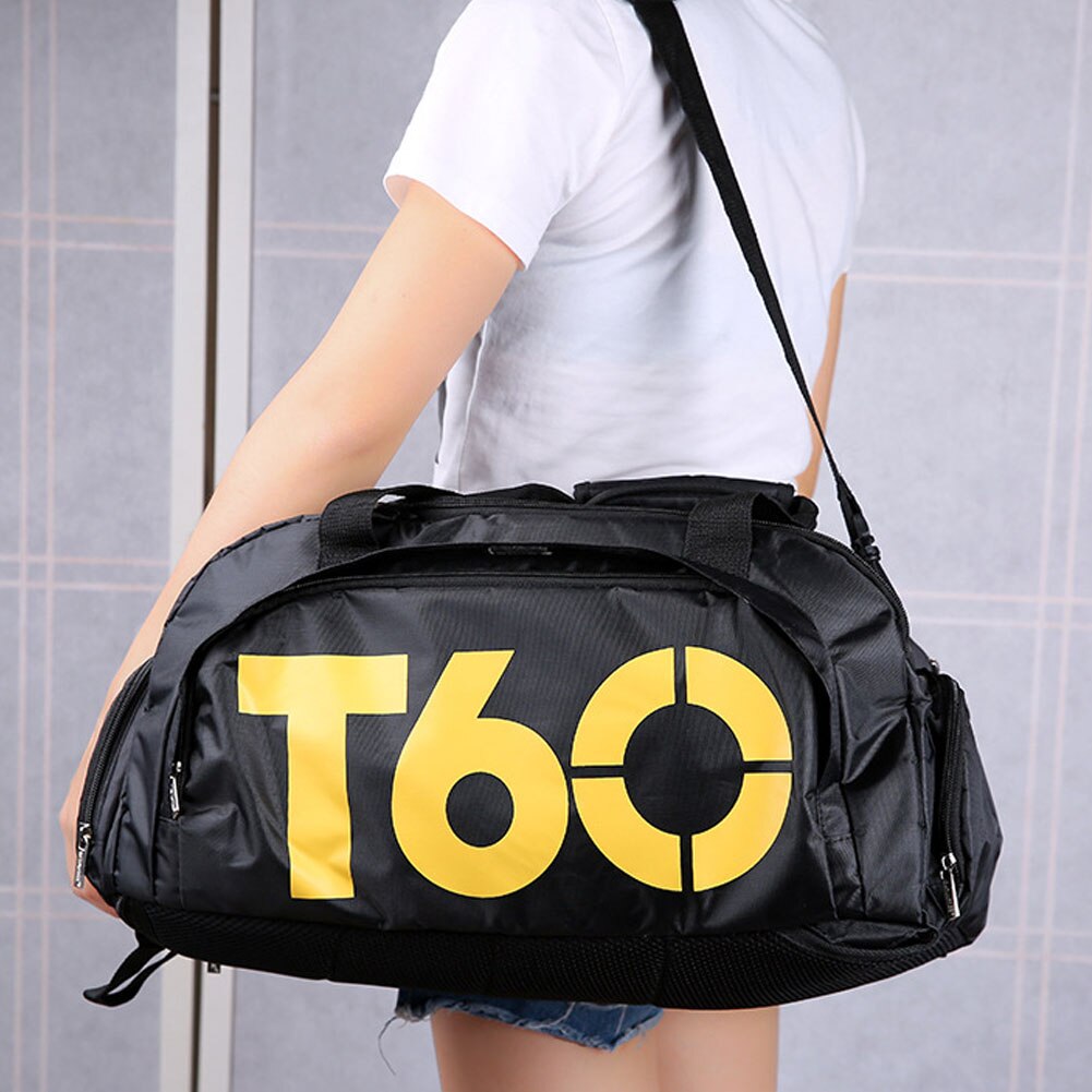 Waterproof Gym Sports Bag for Men Women Fitness Workout Backpacks Multifunctional Travel Luggage Bag H7JP