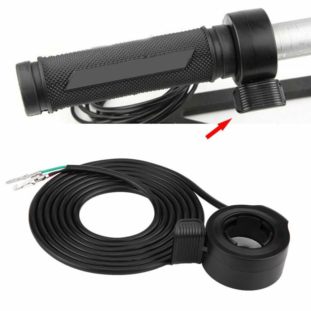 Electric Bike Gas Handle Thumb Throttle Speed Control Left Right Handle for Electric Bike E-Bike Scooter Gas Handle Accessories