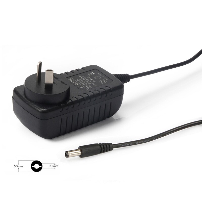 12v 2a ac 100v-240v adapter adapter 2000ma strømforsyning  dc 12v eu uk au oss støpsel 5.5mm x 2.1mm til cctv ip kamera ledet stripe
