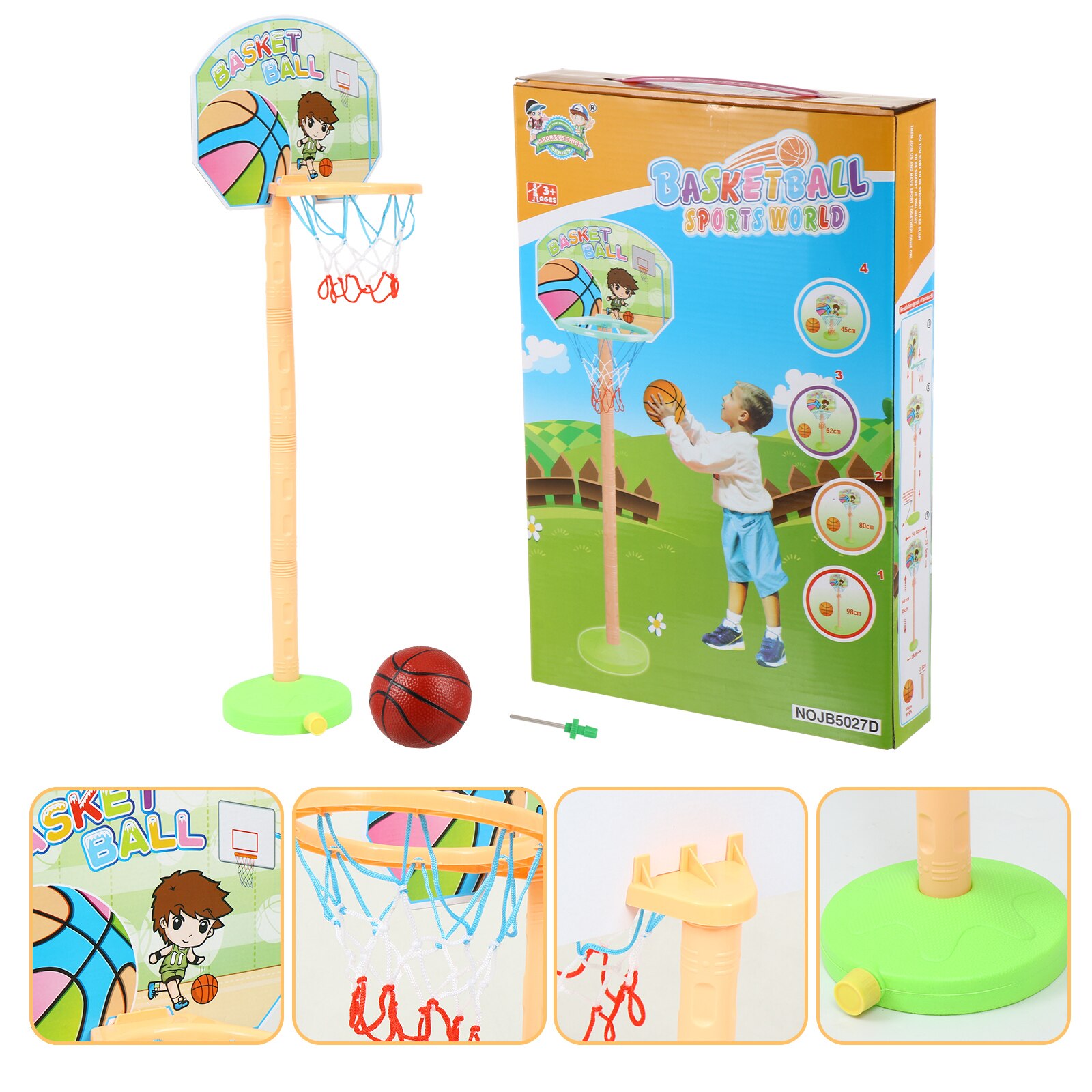 1 set children's basketball game indoor outdoor sports toy throwing children