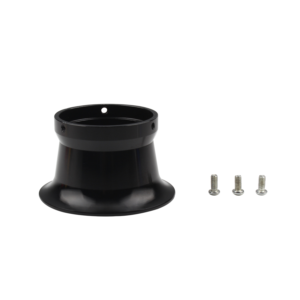 Interfaz de carburador de motocicleta, filtro de aire, bocina, copa de viento de 50mm para Keihi PWK KOSO OKO PE 21 24 26 28 30mm, Moto ATV Motocross: Negro