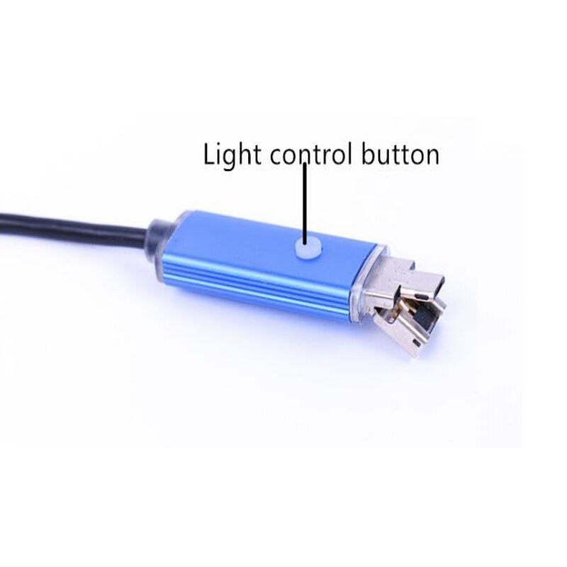 5.5mm Endoscoop 2 In 1 USB Endoscoop Camera 2M Waterdicht 6 LED Zachte Kabel Endoscoop Auto Detection Camera voor Android PC