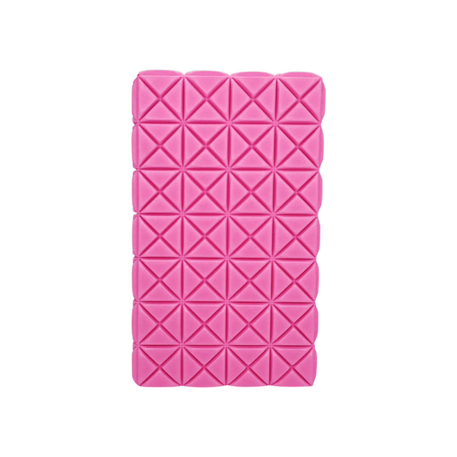 Bloque de Yoga para gimnasio, cojín de espuma EVA para entrenamiento, antideslizante, Ayuda de estiramiento, ejercicio de apoyo, Fitness, culturismo: Rojo