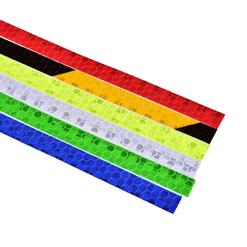 1Pc Tl MTB Fiets Reflecterende Stickers Fietsen Motorfiets Strip Decal Tape Veiligheid