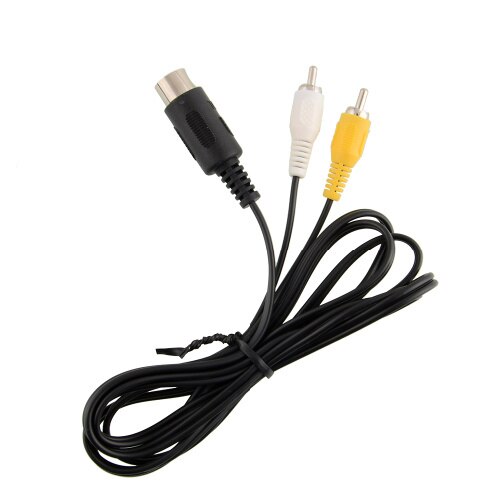 Cable de para SEGA MASTER SYSTEM 1 y MEGADRIVE 1 TV / AV RCA, CABLE de vídeo/Plomo,